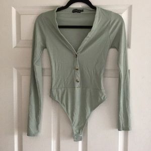 Sage Green Body Suit